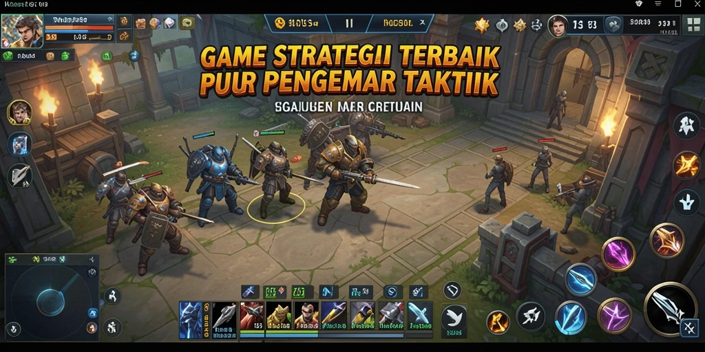 Gameplay D73 menampilkan strategi taktis yang mendebarkan.