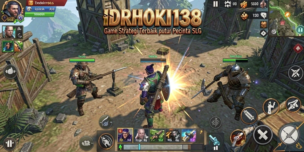 Tampilan gameplay SLG yang mendebarkan dan penuh strategi.