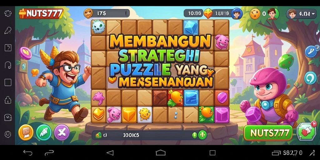 Tampilan gameplay NUTS777 yang menarik dan penuh warna.