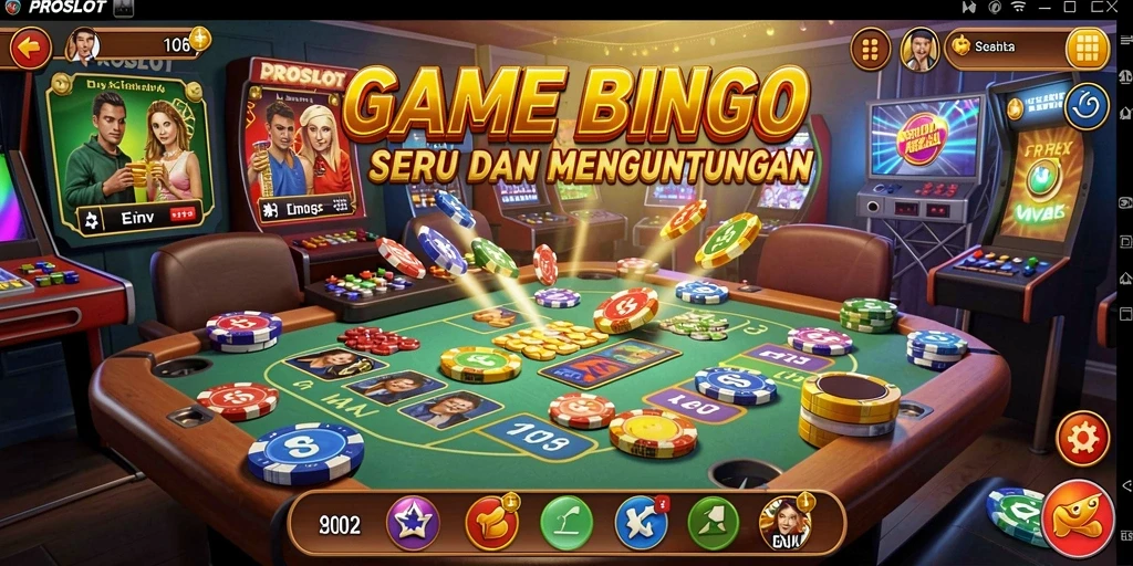 Tampilan gameplay menarik dan interaktif dari PROSLOT Bingo.
