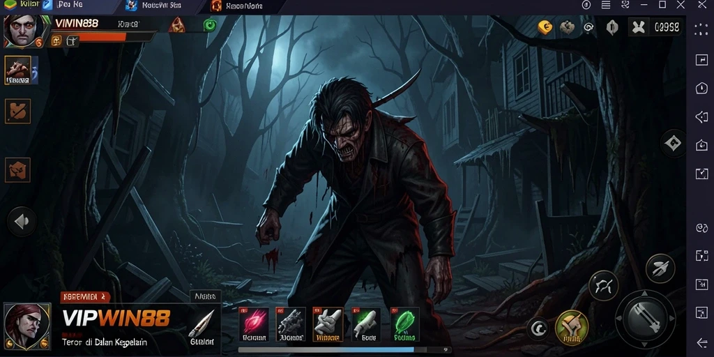 Screenshot dari gameplay menegangkan di VIPWIN88.